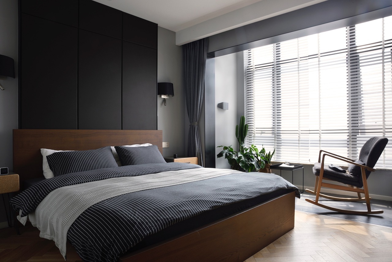 龍湖九里晴川-現(xiàn)代簡約-臥室設(shè)計(jì)效果圖