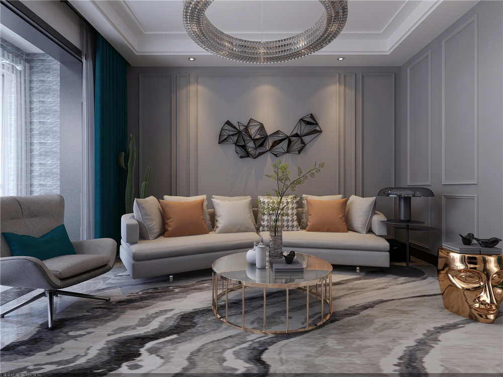 龍湖九里晴川-現(xiàn)代簡約-臥室設(shè)計效果圖