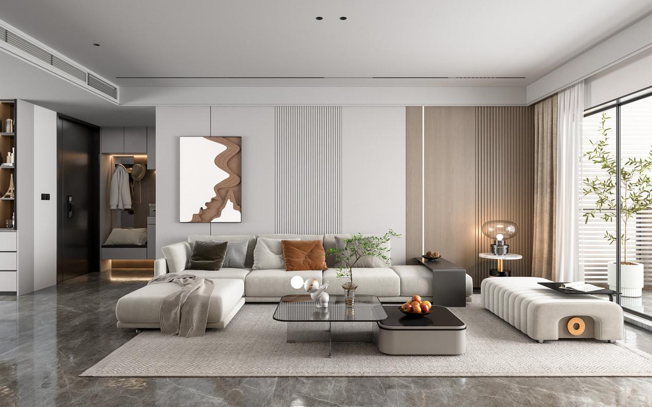 龍湖九里晴川-現(xiàn)代簡約-臥室設計效果圖